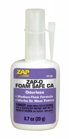 ZAP ca foam odourless (White / PT-25)