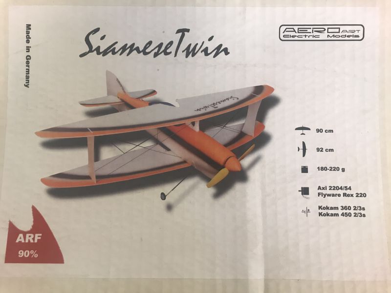 Siamese Twin Biplane version - Click Image to Close