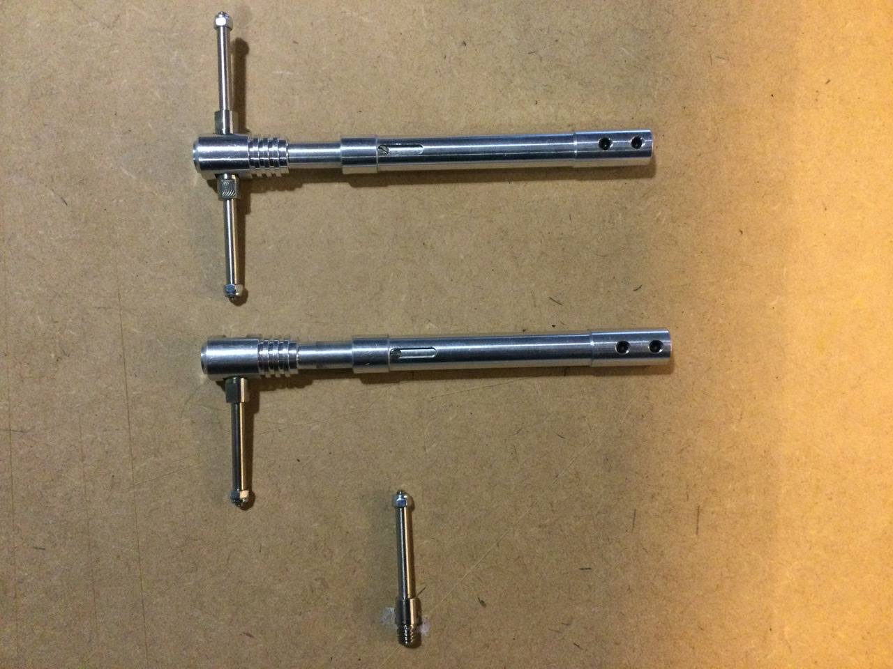 (image for) EuroKit Oleo Legs straight. 130mm with 5mm pin