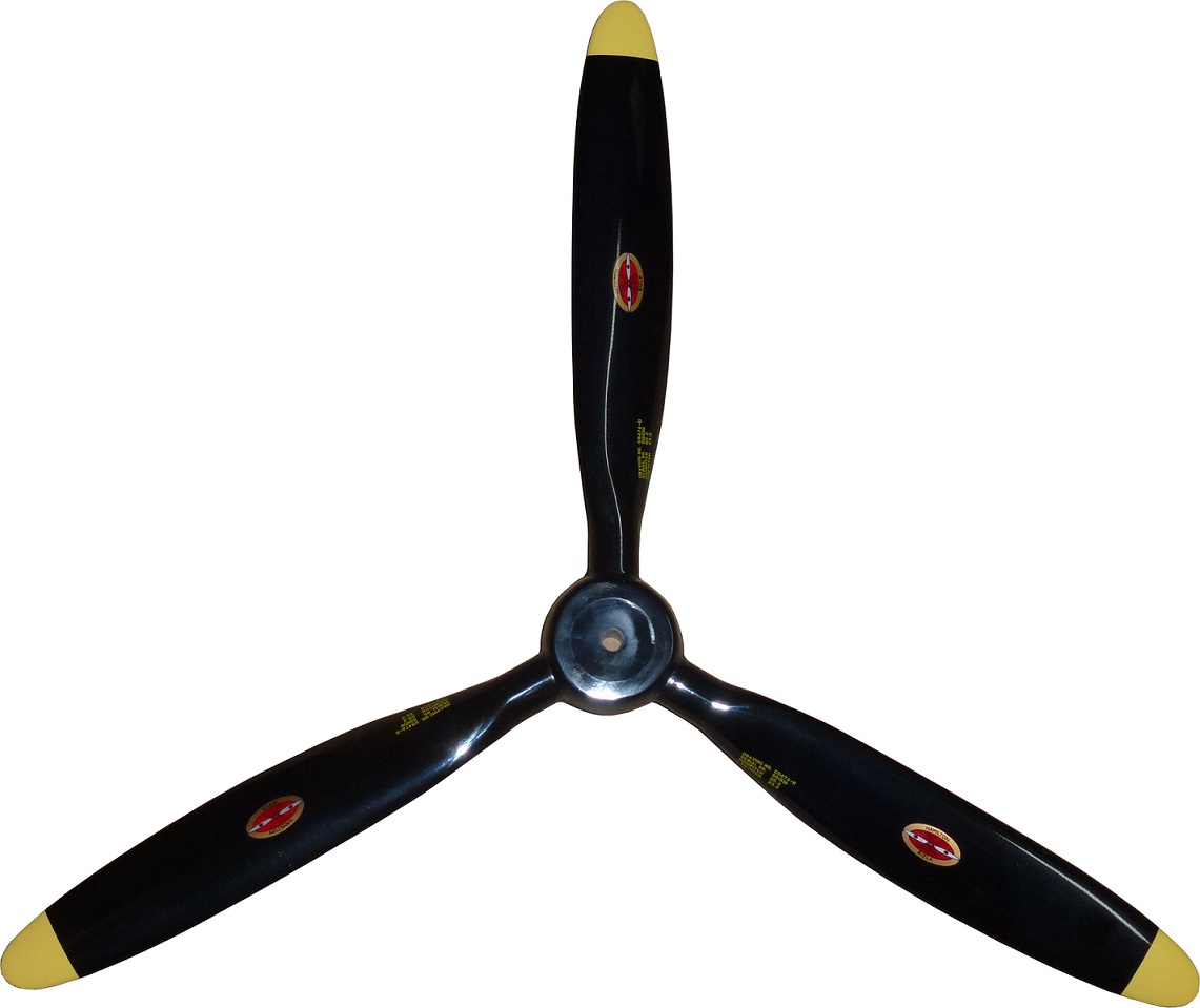 Biela 3 Blade Prop 25 x 10" Black/yellow SC