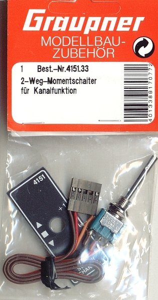 2 Channel Switch Module Long Lever no.4151 - Click Image to Close