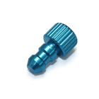 (image for) Aluminium Fuel Line Plug Blue (4.5mm insert dia)