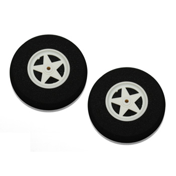 65mm light weight wheels (pr) Foam/Sponge tyre - Click Image to Close