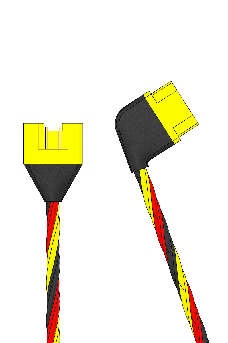 JetCat Long Lead Rx/Rxi 150cm yellow ends - Click Image to Close