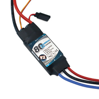 (image for) XC8018BA V2 ESC 80A (2-6 LIPO)