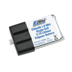 E-Flite ParkZone Mosquito 250mAh 3.7V LiPo Battery (EFLB2501S)
