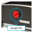 (image for) Stopper Pin for Tx Tray (Silver) - Click Image to Close