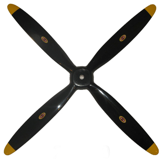 Biela 17 x 8 4 blade semi scale prop