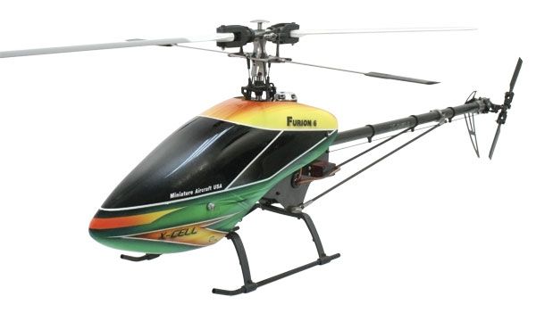 Miniature Aircraft Furion 6 Electric - 600 Size Helicopter Kit - Click Image to Close