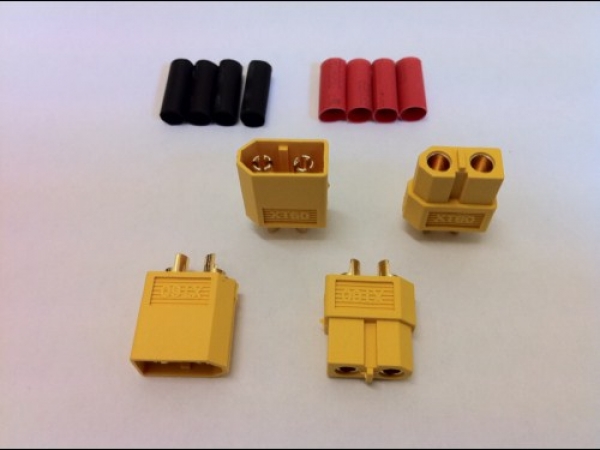 (image for) XT-60 connectors 2 pairs