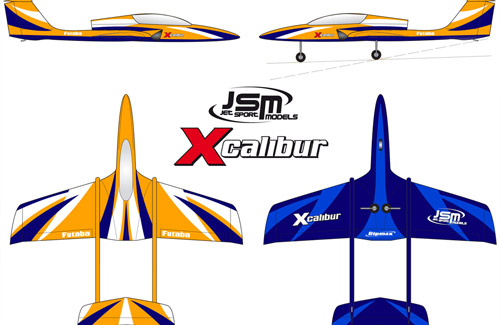 (image for) JSM Xcalibur sports jet new Sport Scheme P-60/P100 size