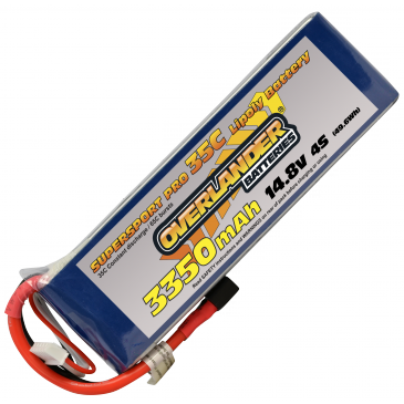 Overlander 3350 4s (14.8v) 35c LiPo with JST balance connector