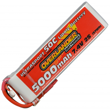 5000 2s (7.4v) 50c Ideal for ECU - Click Image to Close