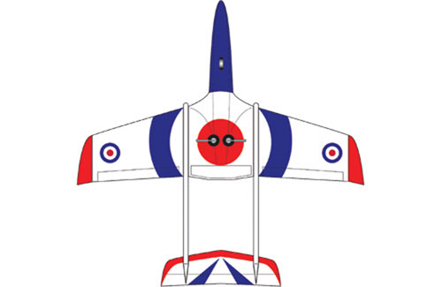 JSM Xcalibur sports jet RAF Scheme P-60/P100 size - Click Image to Close